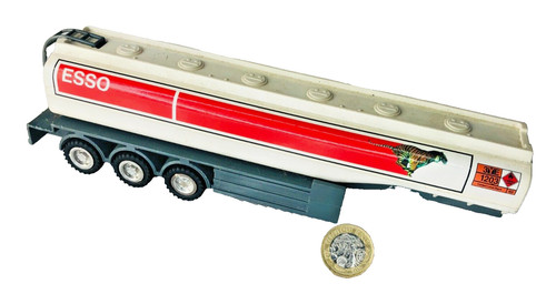 Toy car esso lorry trailer - toy,