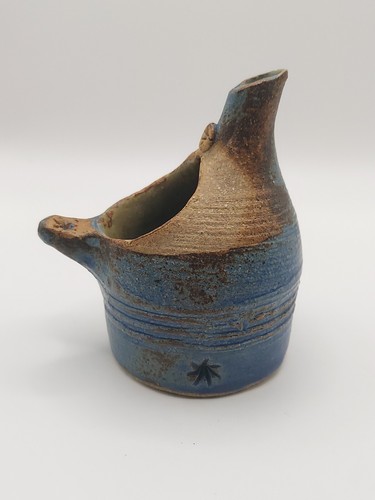 Small blue handcrafted - blue,