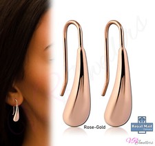 Gold Plated Earrings Tear Drop