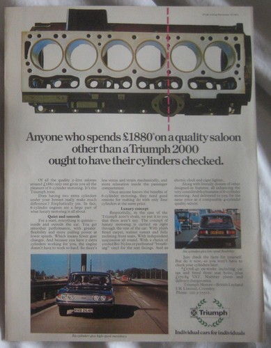1973 triumph 2000 original - triumph,