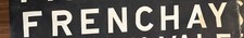 1969 Bristol area Bus blind destination - Frenchay