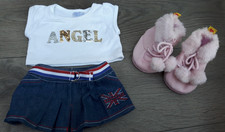 Build bear angel top denim - bear, &