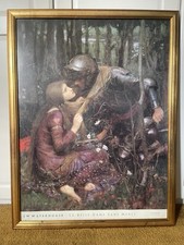 Framed ‘La belle dam sans mercie’ by John William Waterhouse Art Poster Print