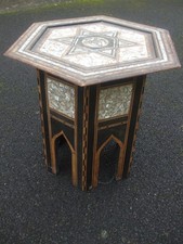 Antique Liberty Islamic lamp table, good size, fast economy delivery