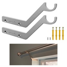 Metal Curtain Pole Brackets