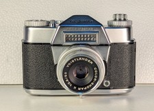 Voigtländer Bessamatic SLR Film Camera with Color-Skopar X f/2.8 50mm Lens 1960s
