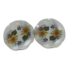 VTG Set of 2 Chance Glass