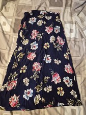 Joules Aline Maxi Skirt Blue