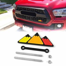Tri-color Grille Badge Emblem For 2018 2019 Toyota Tacoma TRD 4Runner Tundra