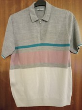 TU Men's Knitted Polo Size M