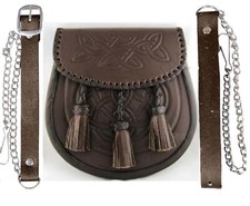 KILT SPORRAN CELTIC SCROLL
