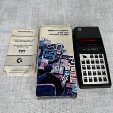 Commodore 797M Solid State Personal Mini Computer Calculator *Boxed Working*