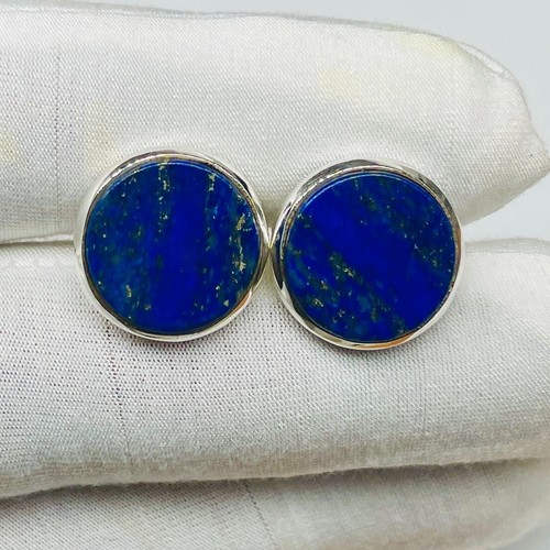Genuine lapis lazuli - lapis, cufflinks