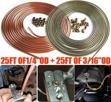 2x 25 Ft. Brake Line Tubing