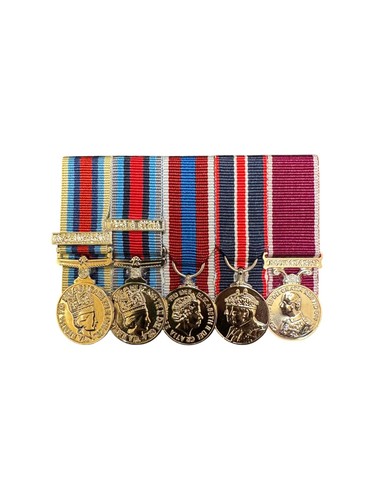 Court mounted miniature medal - mounted,