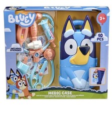  ✨️ Boxed Bluey Medic Medical Doctor  Playset With Carry Case 10 Pieces New 