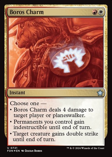 Boros charm mtg foundations - boros,