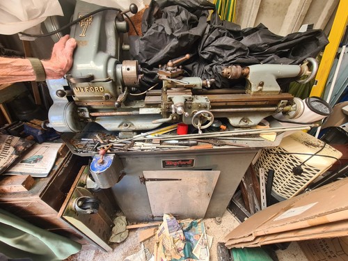 Myford super lathe on - super,