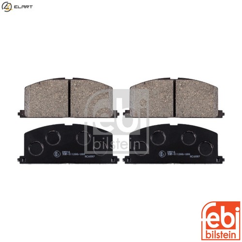 Brake pad set disc - brake, 16581