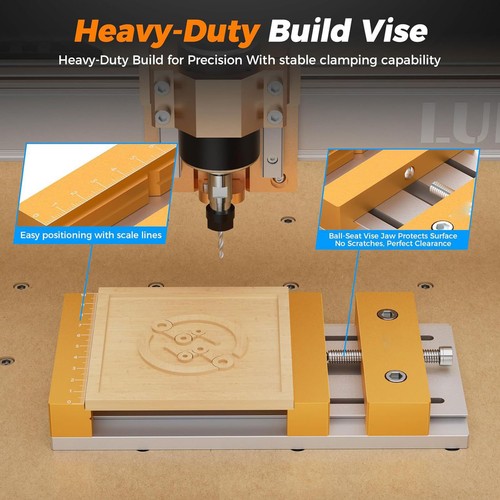 Cnc vise worktable for desktop - worktable,