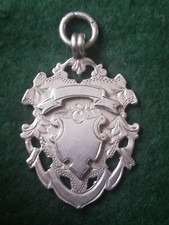 Silver Hallmarked Medal 1905 W.I.S.C.C. Possibly Cycling Or Cricket Club.