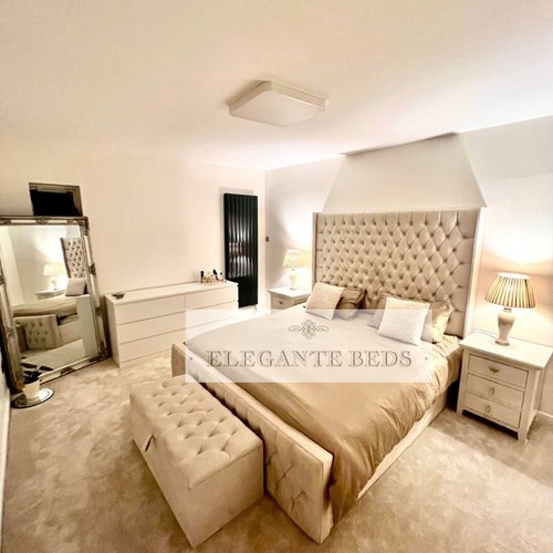 Monoco wingback bed - monoco,