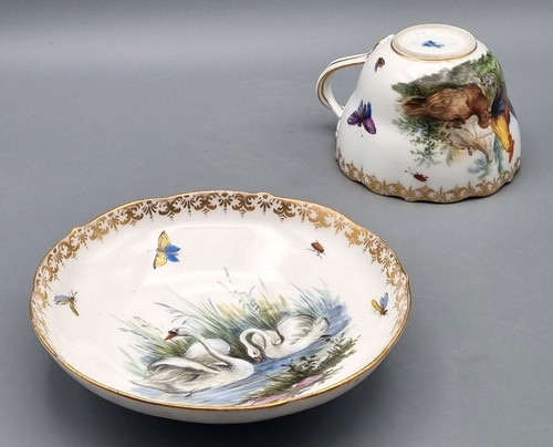 Meissen porcelain coffee place - porcelain,