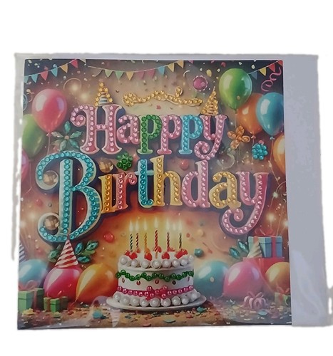Handmade card factory misprint - handmade,