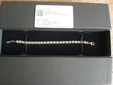PRASIOLITE 925 SILVER TENNIS BRACELET