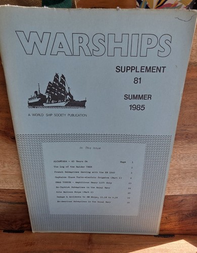 Warships supplement issue - supplement,