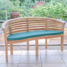 Teak Banana Garden Bench