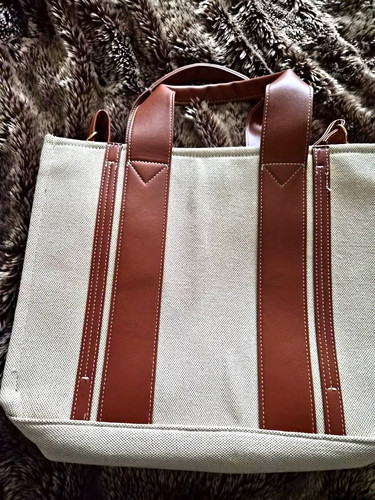 Matalan cream and brown - cream,