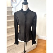 Dolls Kill Widow Black Sheer