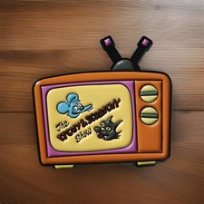 The Simpsons Television/ TV Itchy & Scratchy Metal Enamel Pin Badge Simpson New