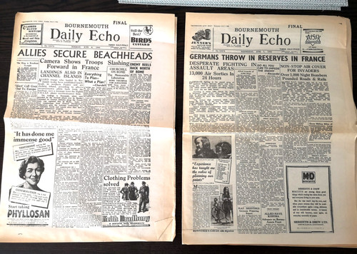 Day newspapers 6th 7th - 6th,