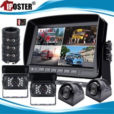 9"Quad Split Monitor DVR