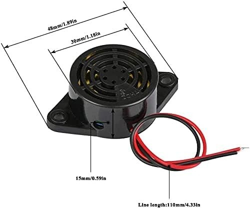 12v electronic buzzer - 12v, alarm