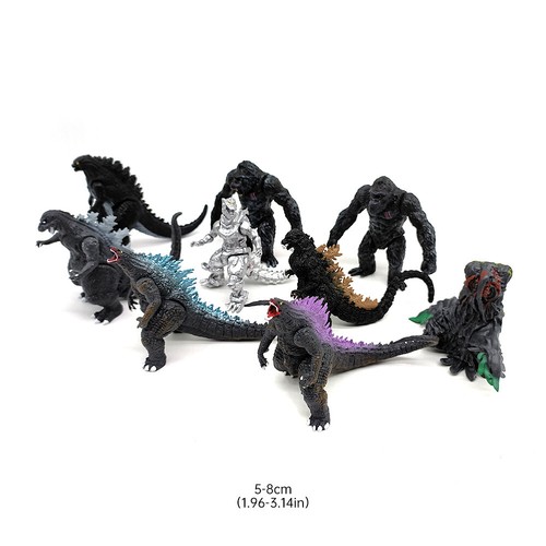 9pcs godzilla king - 9pcs, kong