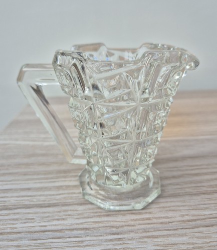 Vintage art deco pressed glass - deco,