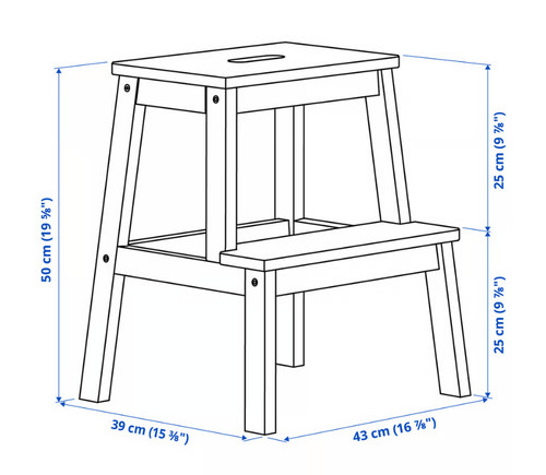 Assembled ikea bekväm step - ikea,