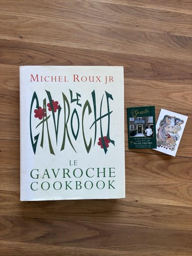 Signed gavroche cookbook - signed,