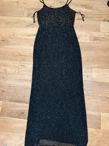Vintage marina black beaded - marina, b