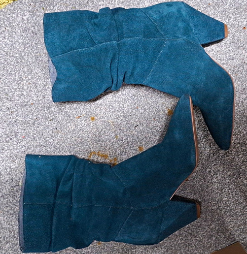 Next teal suede western - teal,