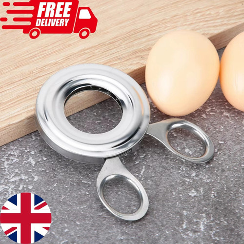Stainless boiled egg topper - stainless,