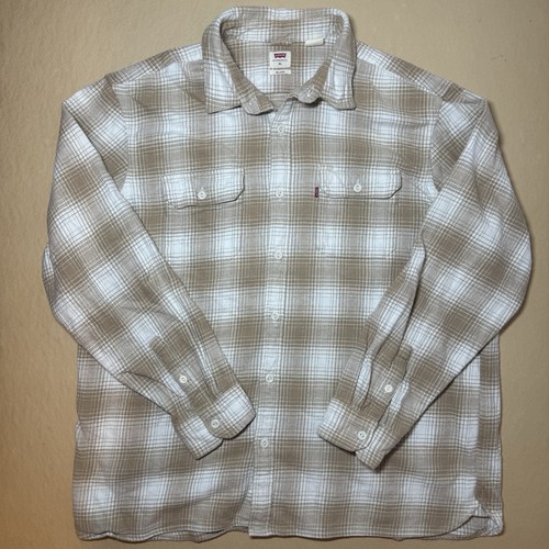 Levi relaxed plaid flannel - plaid,