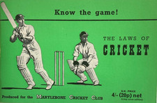 The Laws of Cricket softcover