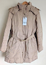 ZARA DOWN PUFFER COAT WITH
