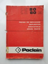 POCLAIN LC80 LC80M EXCAVATOR PARTS CATALOGUE