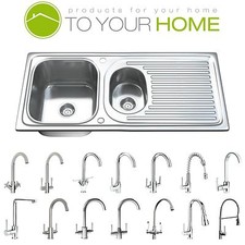 Stainless Steel Single & 1.5