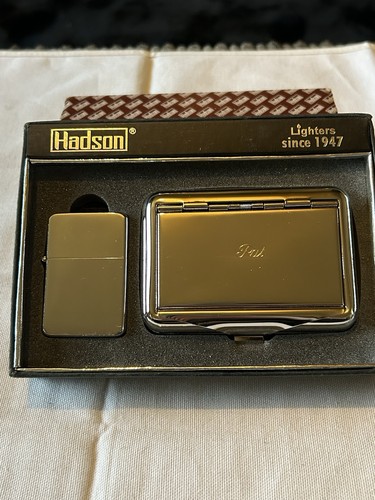 Silver lighter tabacco tin - tabacco,